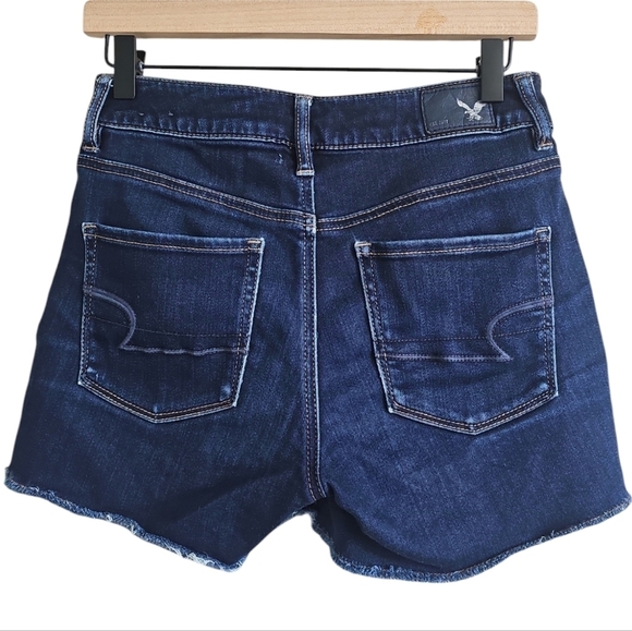 ๐ต 2 for $40 ๐ต AMERICAN EAGLE RAW HEM HI-RISE SHORTIE - Picture 3 of 8
